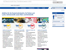 Tablet Screenshot of dog-chemie.de